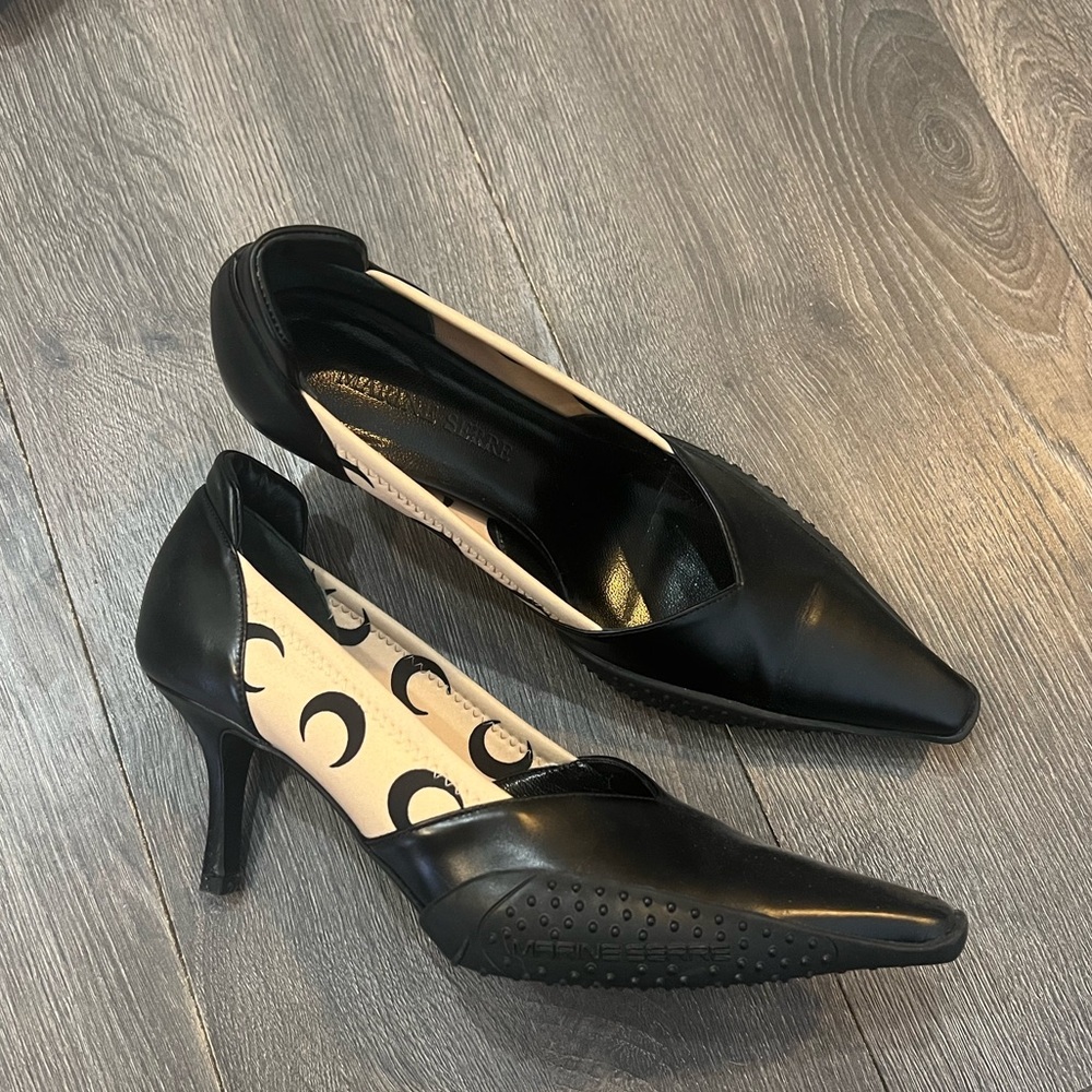 Marine Serre Stylish Black Women's Heels